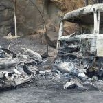 Continua parte 4: Acidente entre caminhão e Ford Ka deixa dois mortos em João Neiva
