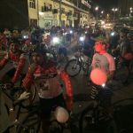Ciclistas de Aracruz fazem manifestação por um trânsito mais seguro