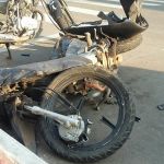 Motociclista fica ferido após sofrer acidente no Centro de Ibiraçu 